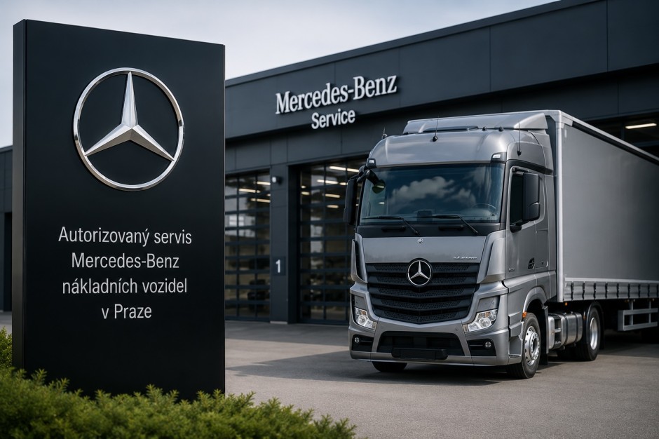 Autorizovaný servis Mercedes‑Benz nákladních vozidel v Praze