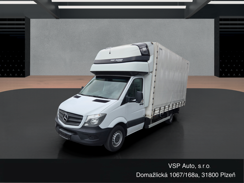 Mercedes-Benz Sprinter 319 CDI V6, valník spačka topení